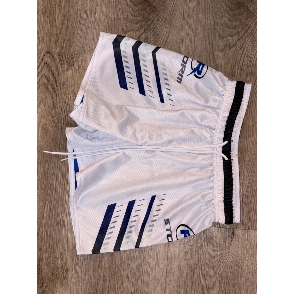 Storm Reversible Athletic Mesh Shorts Kids Youth Small White Blue Basketball